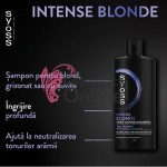 Sampon pentru par blond, argintiu sau cu șuvite, Syoss Blonde Intens, 440 ml
